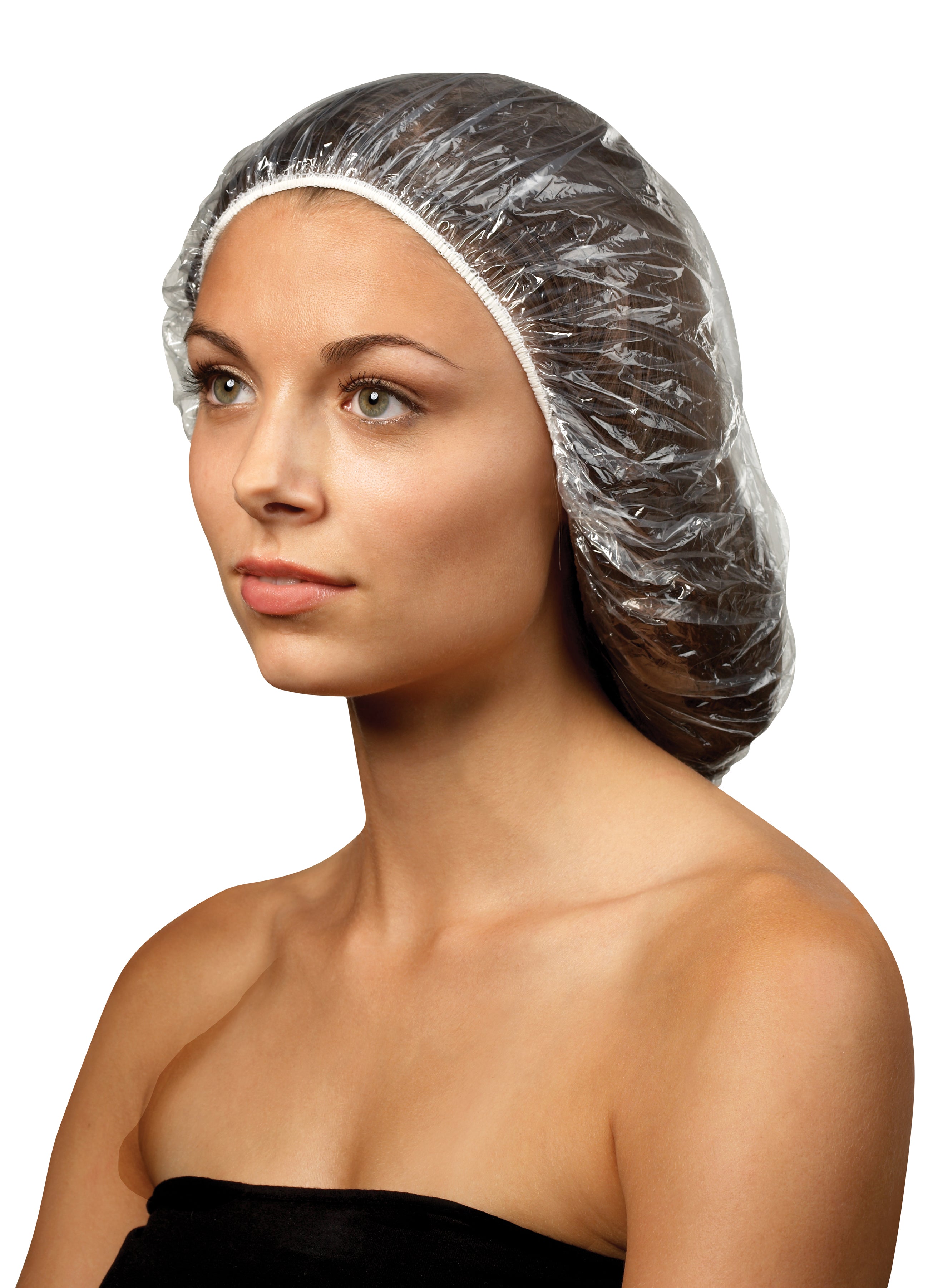 Jumbo Waterproof Plastic Caps 4pcs - Clear