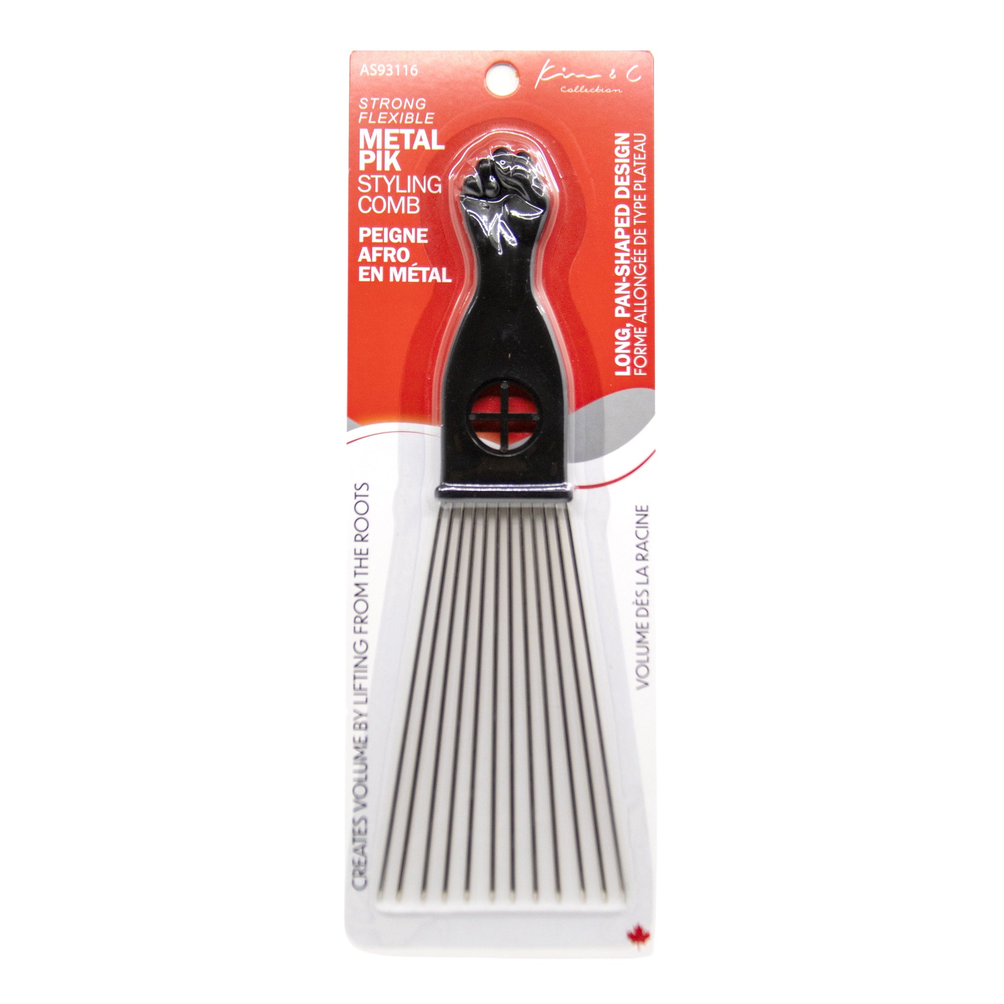 KIM & C Metal Pik Styling Comb
