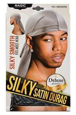 Magic Collection Silky Satin Durag #4801 Gray