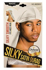 Magic Collection Silky Satin Durag #4801 White