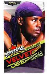 Magic Collection Velvet Deep Wave Durag #4803 Purple