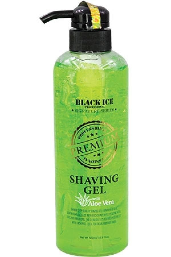 Black Ice Shaving Gel w/ Aloe Vera