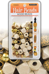 Magic Collection Hair Beads Wood Beads - #WOODMIX9