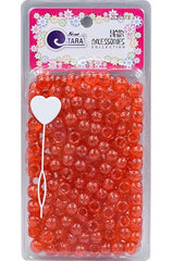 Tara Large Hair Beads - Red Crystal Jumbo Pack #9373