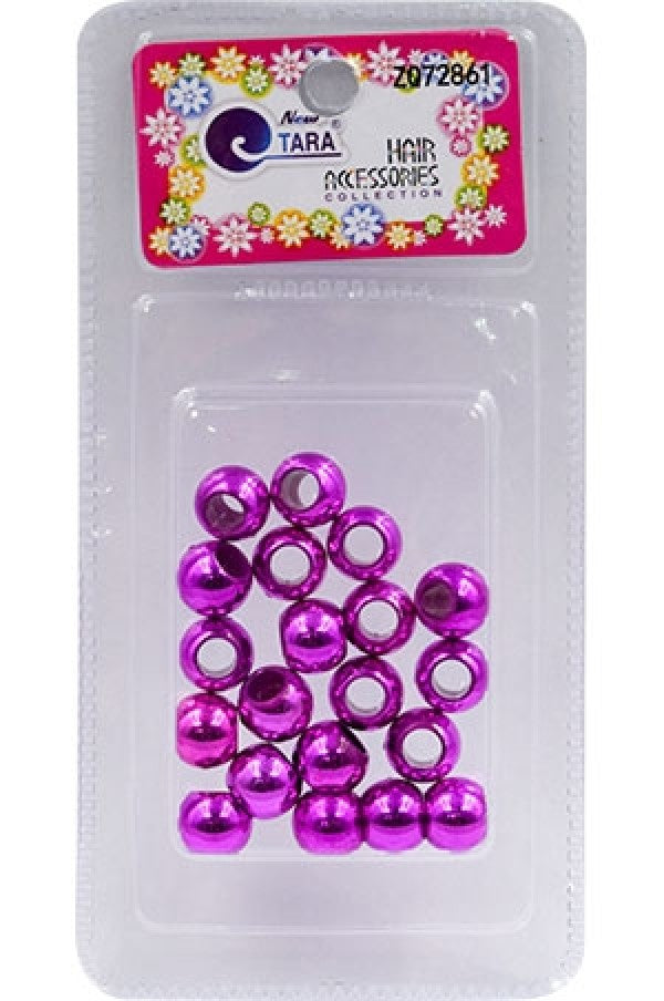 Tara Metallic Hair Beads - Purple #72861