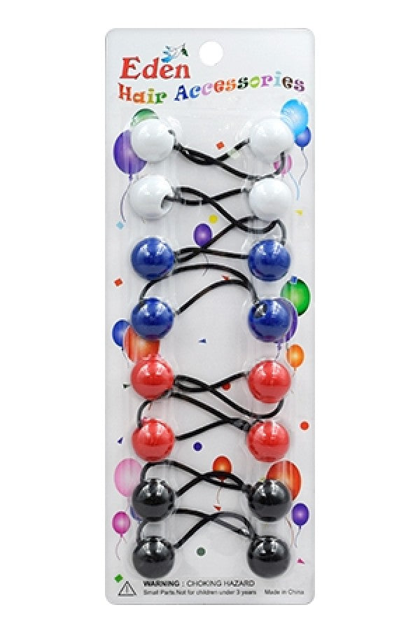 Eden Hair Baubles - Red, White, Blue & Black #LB20TOM