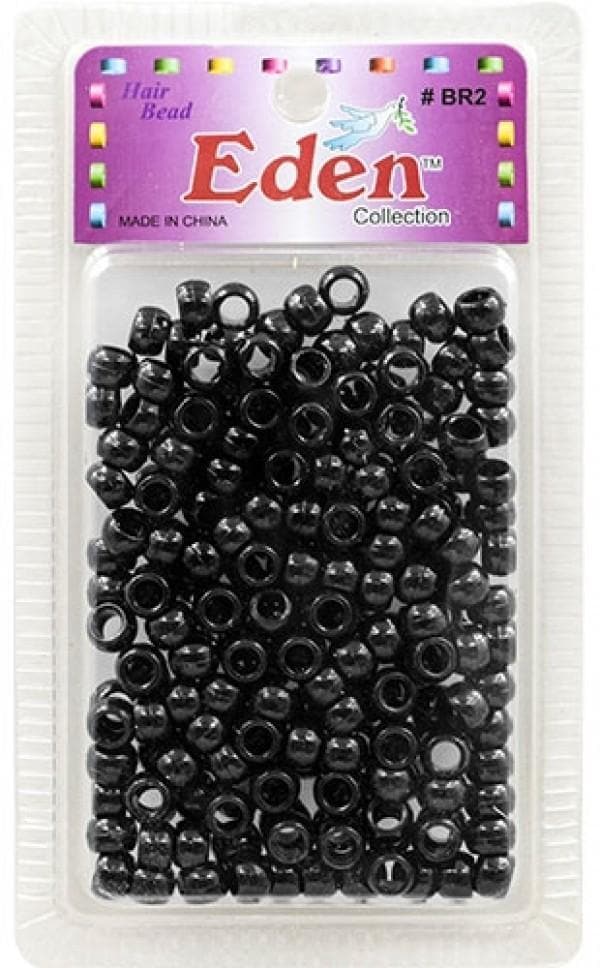 Eden Small Hair Beads - Black #BR2B