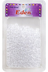 Eden Small Round Hair Beads - Clear #BR5-C