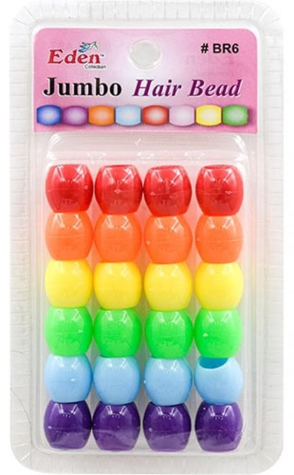 Eden Jumbo Hair Beads - Assorted #BR6-AST