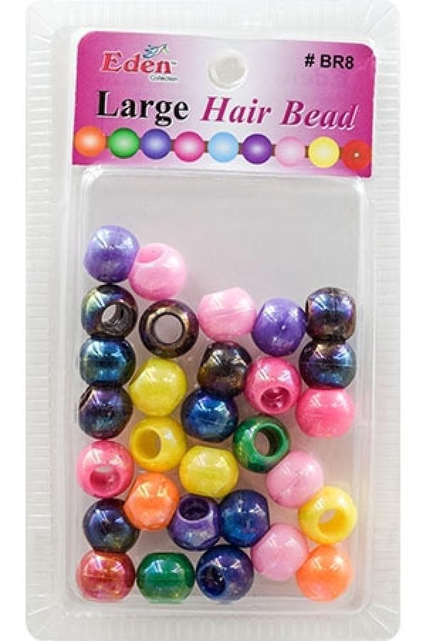 Eden Large Hair Beads - Assorted #BR8AAB