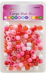 Eden Large Hair Beads Jumbo Pack - Pink Tone Mix #BR89PNK6