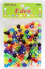 Eden Medium Hair Beads Jumbo Pack - Clear Assorted #BR9CM