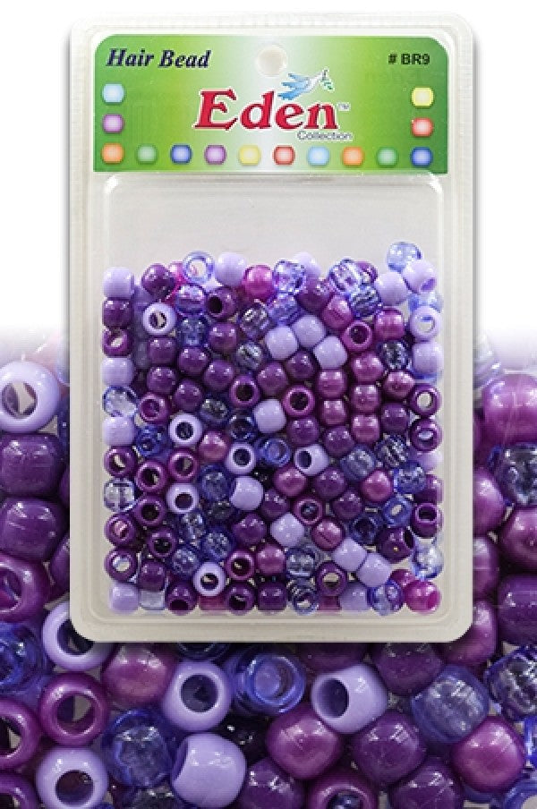 Eden Medium Hair Beads Jumbo Pack - Purple Mix #BR9PUR6