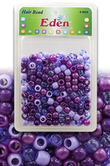 Eden Medium Hair Beads Jumbo Pack - Purple Mix #BR9PUR6