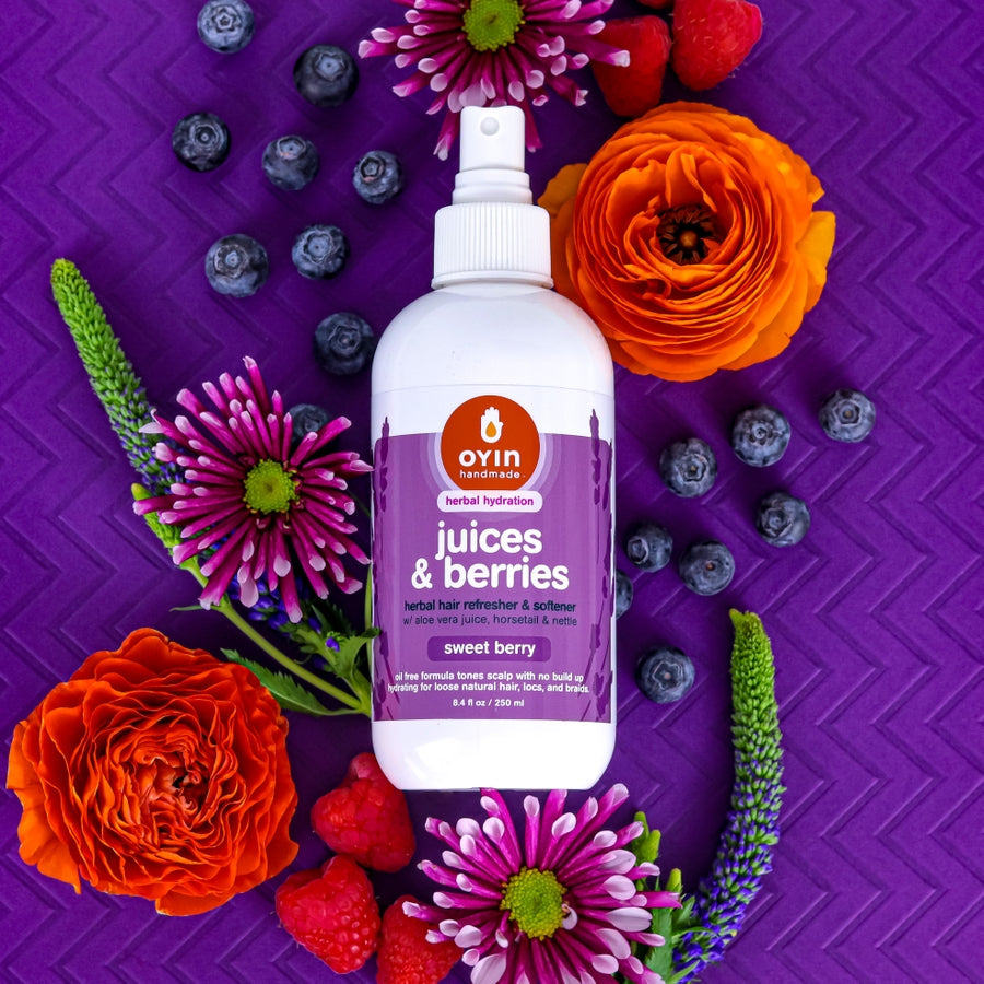 Oyin Handmade Juices & Berries Herbal Hair Refresher & Softener - Sweet Berry Scent