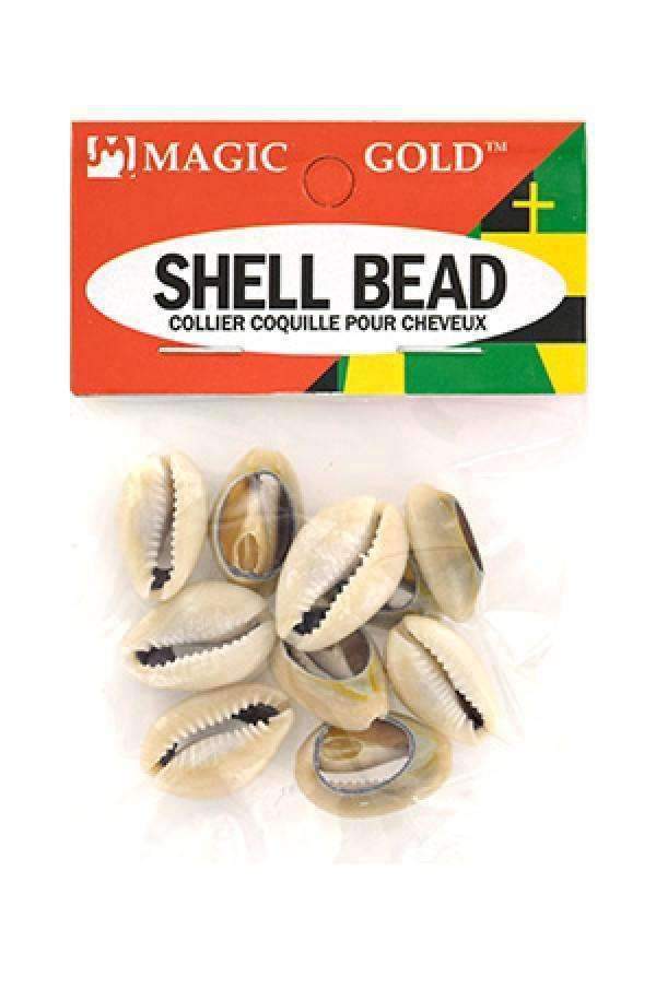 120 Magic Gold Shell Beads - Large Dark Ivory #6999