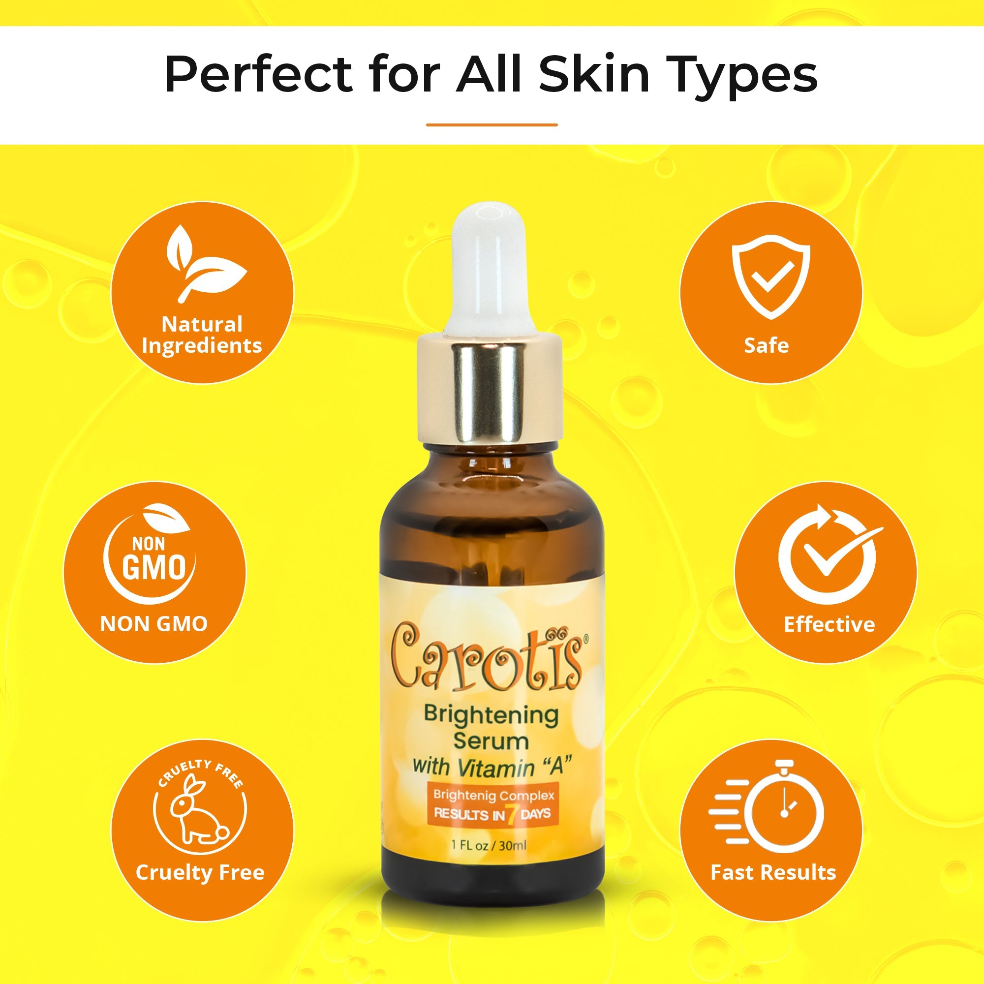Carotis Brightening Serum With Vitamin A 30ml / 1 fl oz