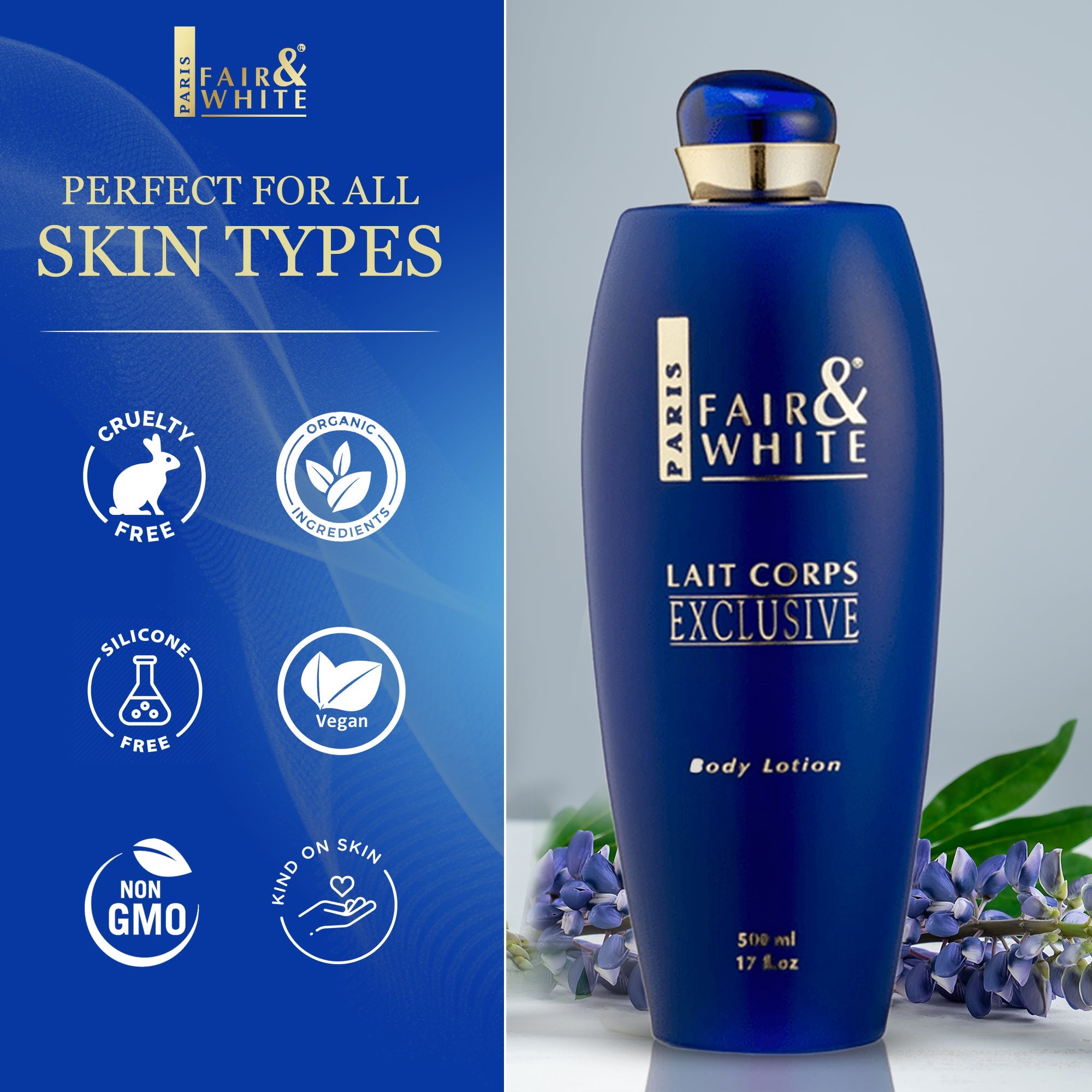 Fair and White Exclusive Whitenizer Body Lotion 500ml