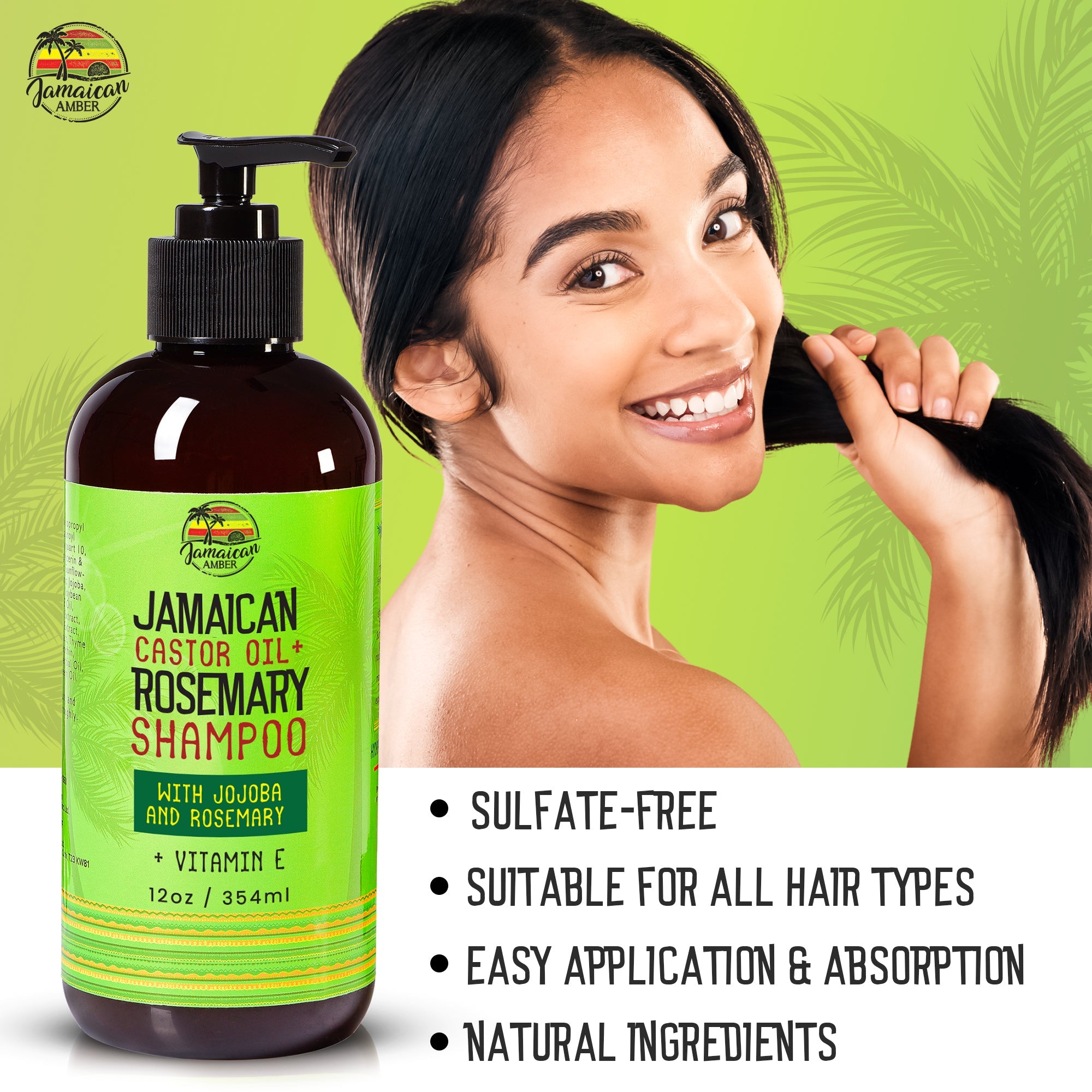 Jamaican Amber Romero Shampoo 12oz