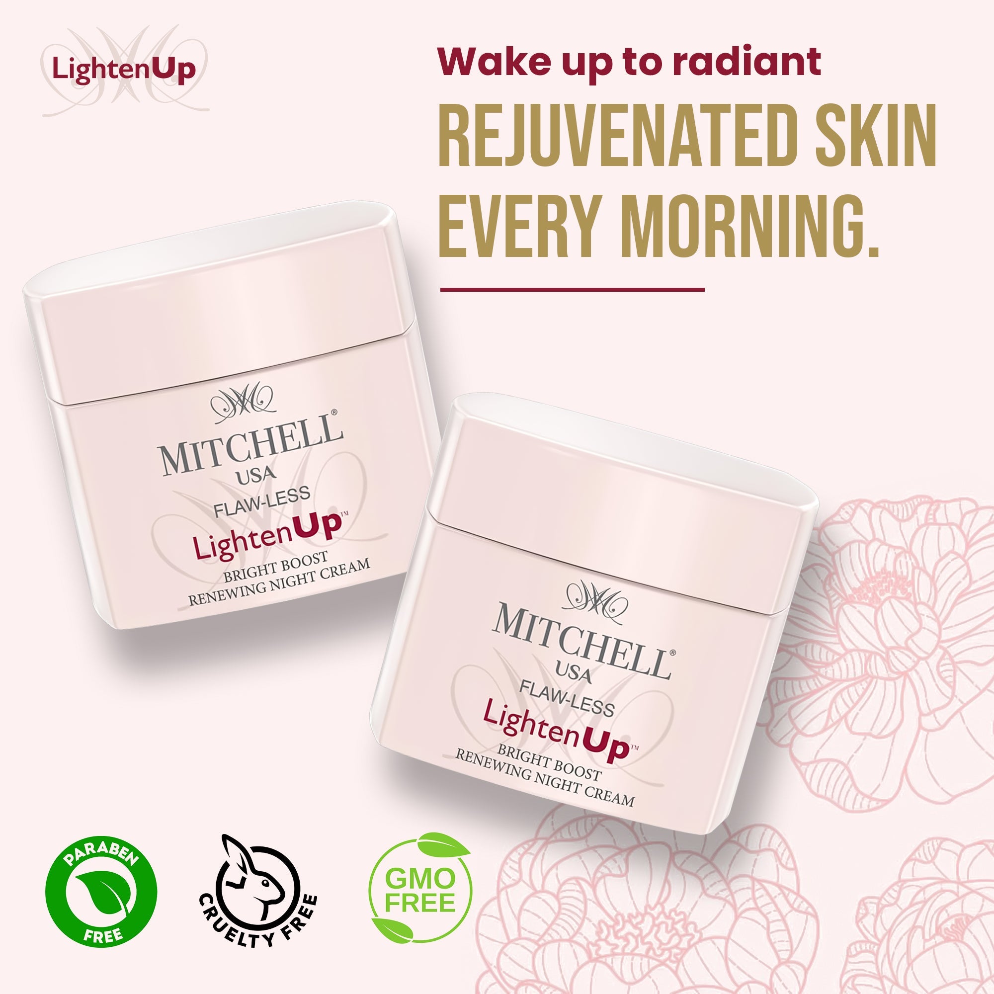 Lighten Up Flaw-Less Night Cream 50g