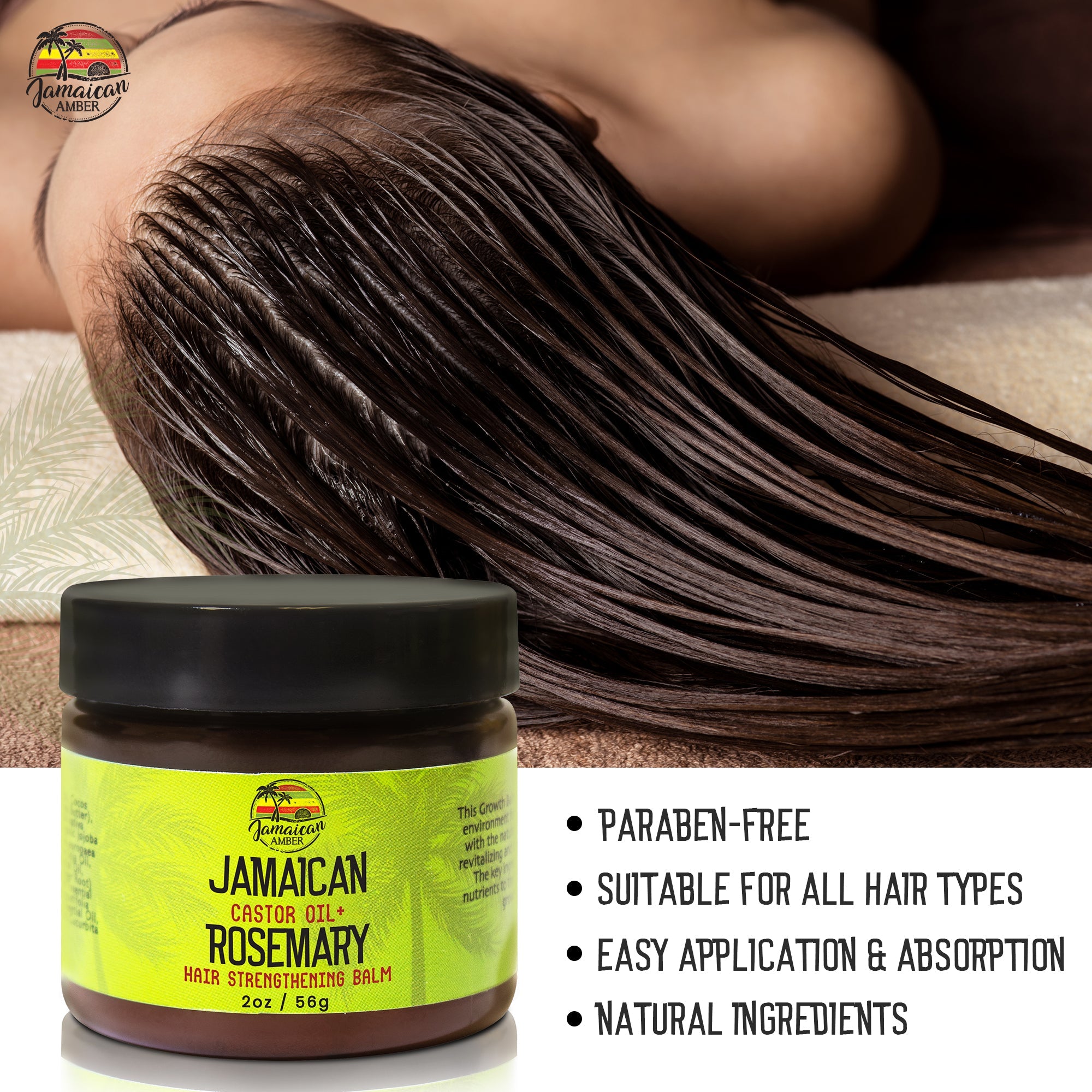 Jamaican Amber Hair Growth Balm 2oz