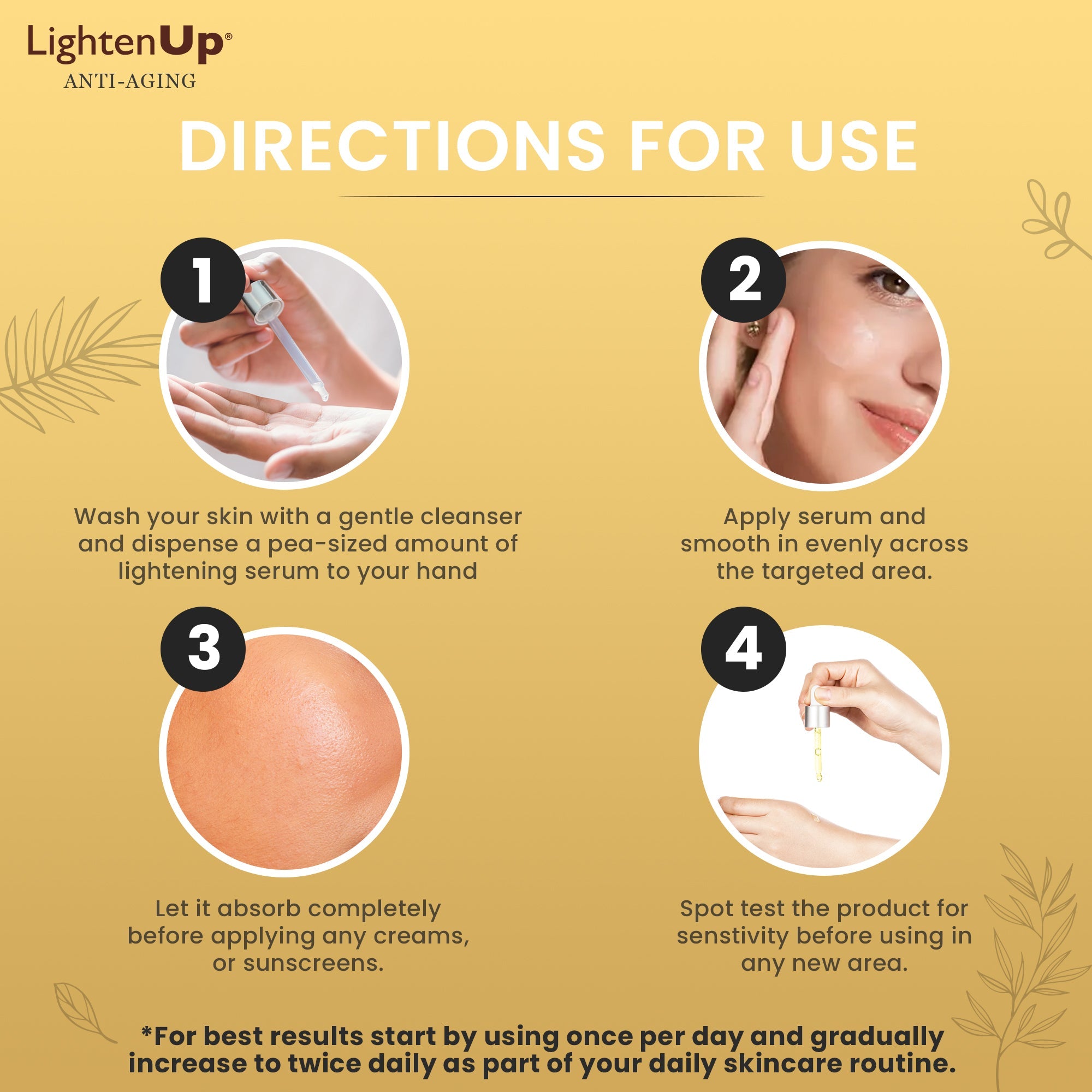 LightenUP GOLD Anti-Aging Brightening Serum 30 ml