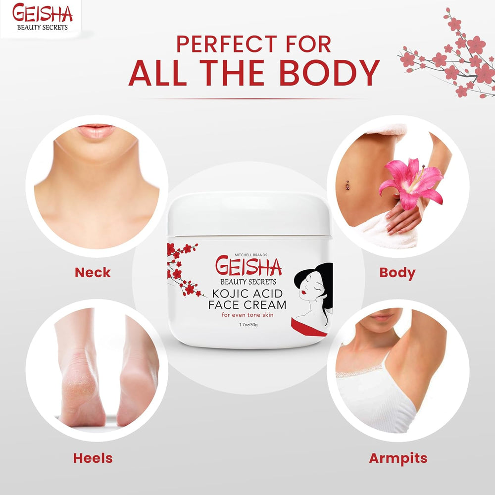 Geisha Active Lightening Cream with Kojic Acid - Mitchell Brands