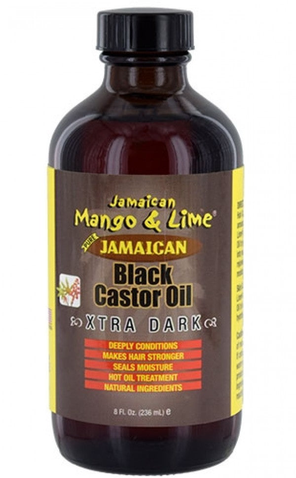Jamaican Mango & Lime Black Castor Oil - Extra Dark 8oz