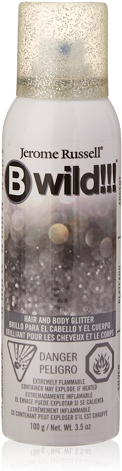 Jerome Russel Bwild Temporary Hair & Body Glitter - Silver