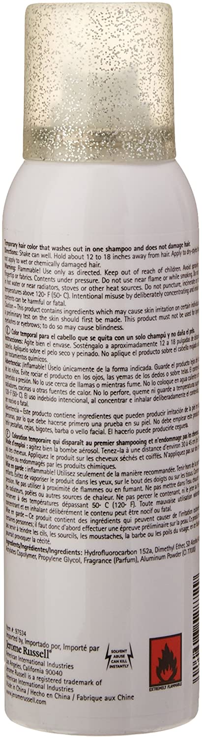 Jerome Russel Bwild Temporary Hair & Body Glitter - Silver