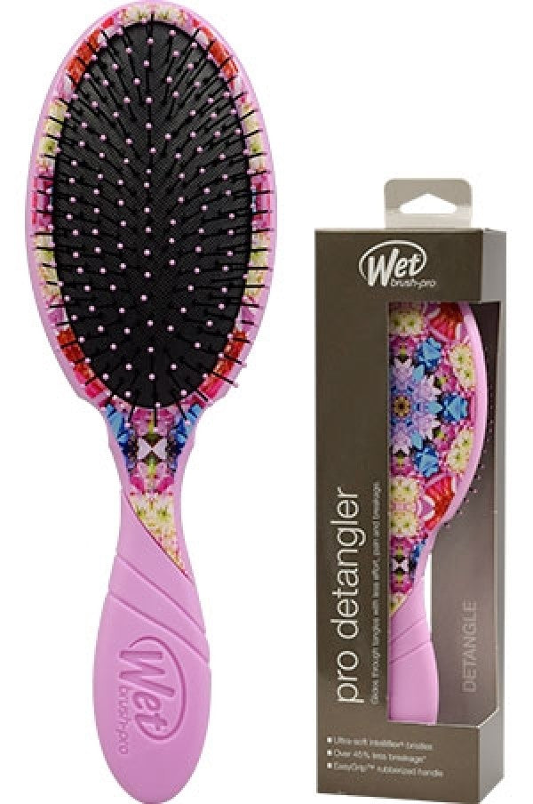 Wet Brush Pro Detangler Kaleidoscope Dreams Collection - Pink Floral