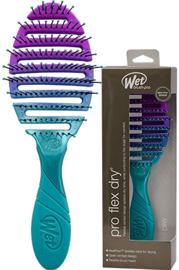 Wet Brush Pro Flex Dry Brush - Teal Ombre