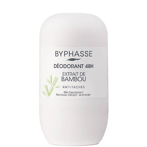BYPHASSE 48H deodorant bamboo extract anti stains 50ml image 0