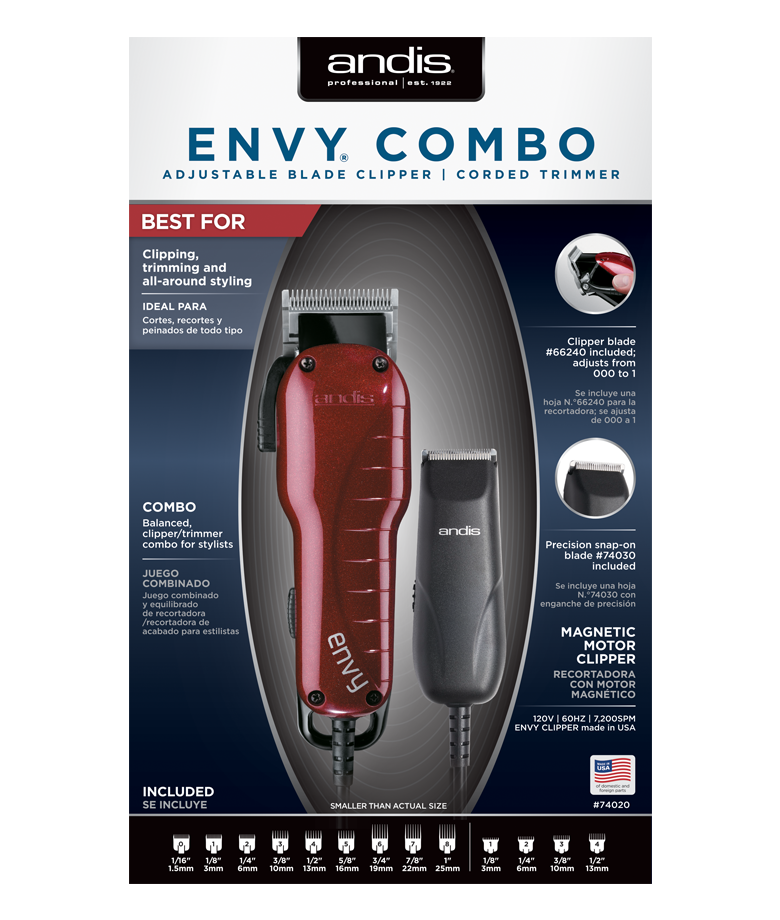 Andis Envy Clipper & Trimmer Combo