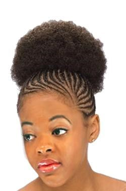 Large Drawstring Afro Puff