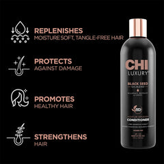 CHI Luxury Black Seed Oil Blend Moisture Replenish Conditioner - 12oz