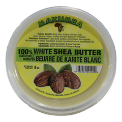 Makumba 100% White Shea Butter 16oz