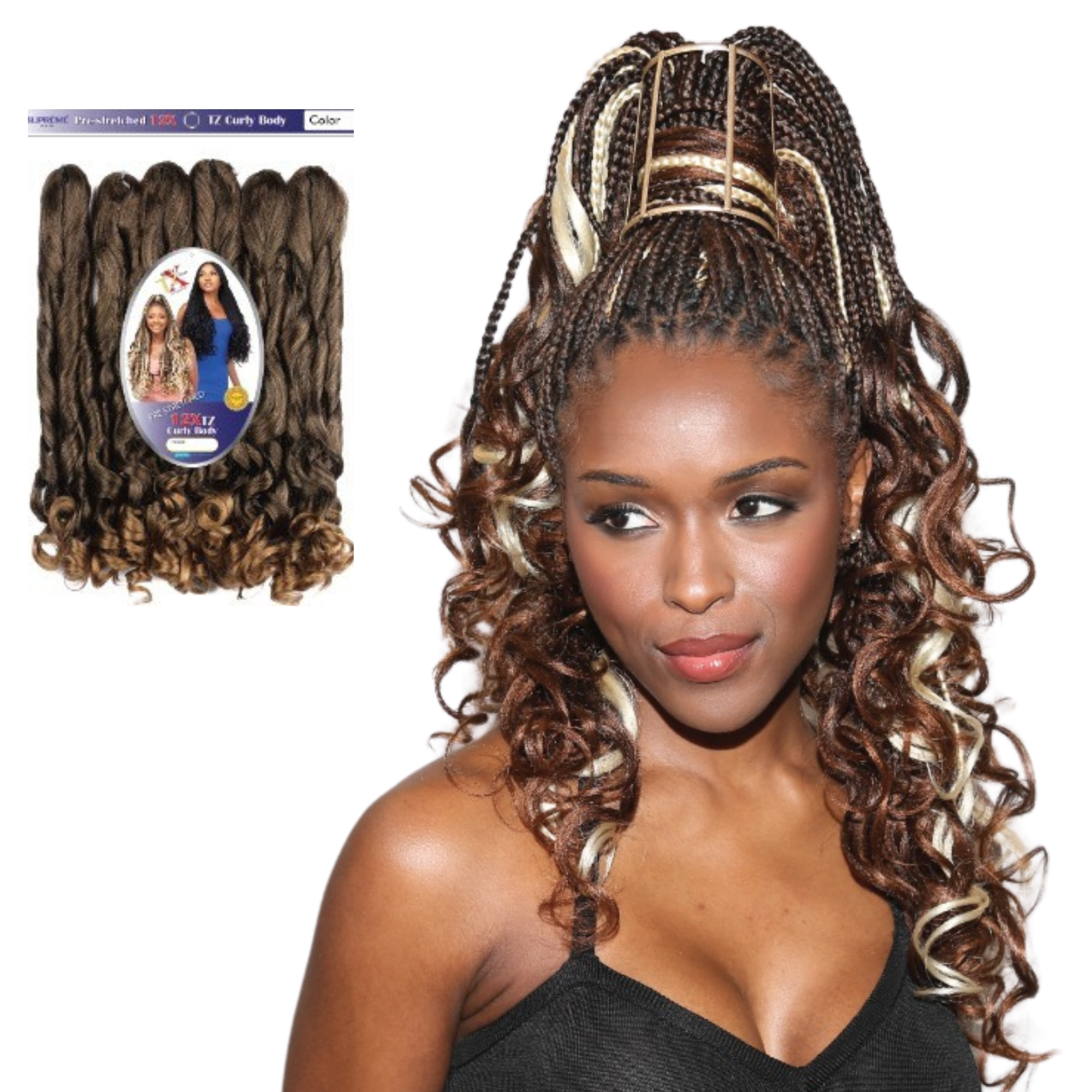 Supreme Hair Pre-Stretched 12X TZ Curly Body