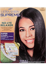 Ultra Sheen No Lye Relaxer Value Kit -Super