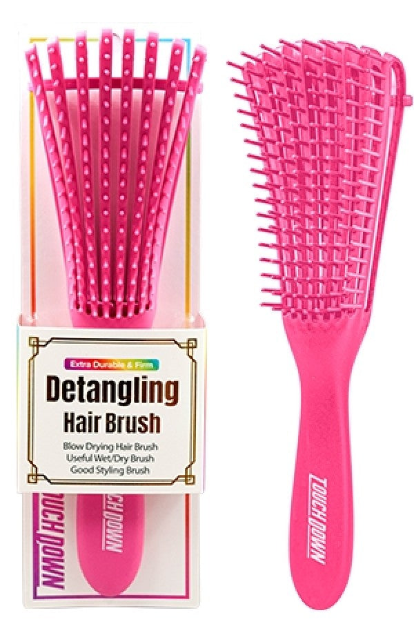 Touch Down Detangling Hair Brush - Hot Pink