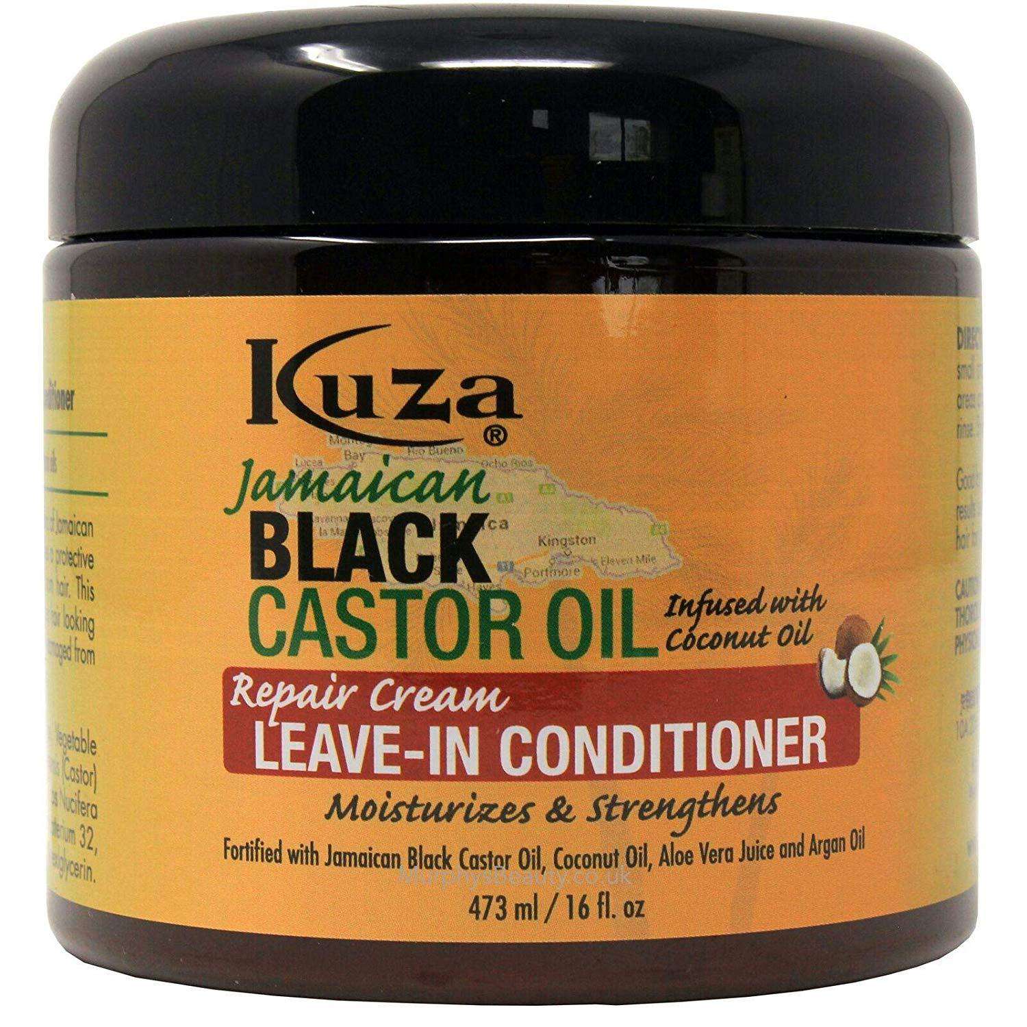 Kuza Naturals Jamaican Black Castor Oil Repair Cream Leave In Conditioner