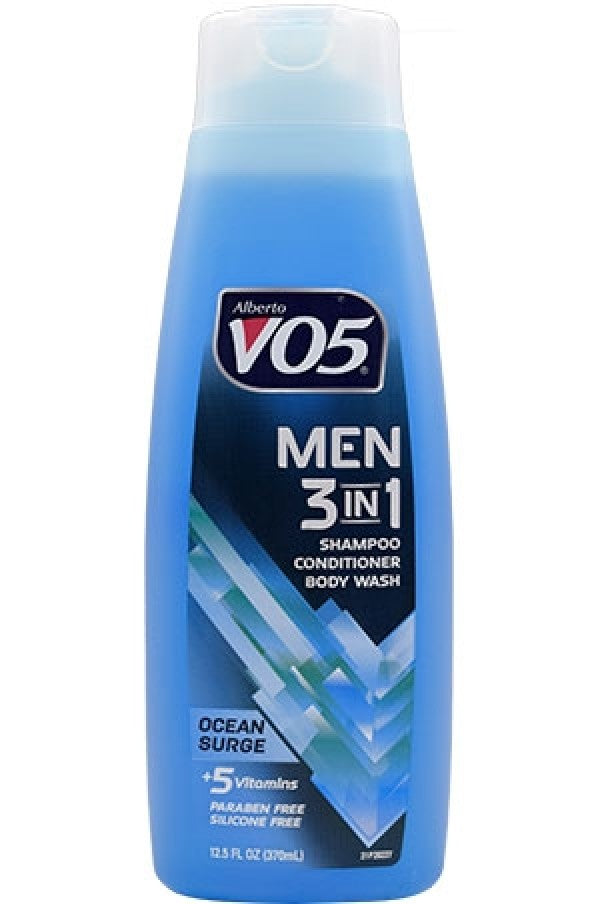 VO5 Mens 3-in-1 Ocean Surge Shampoo