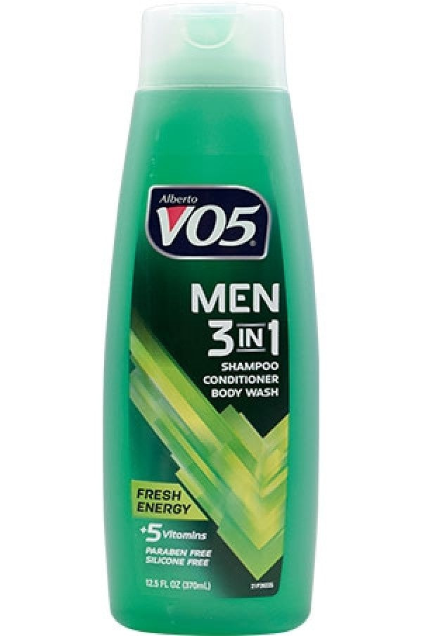 VO5 Men's 3-in-1 Fresh Energy Shampoo