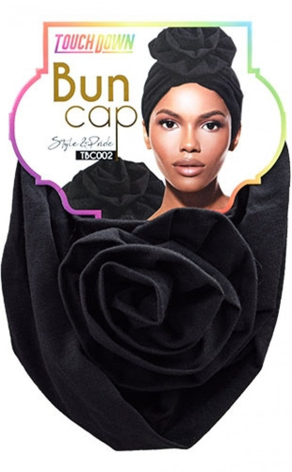 Touch Down Bun Caps - Black