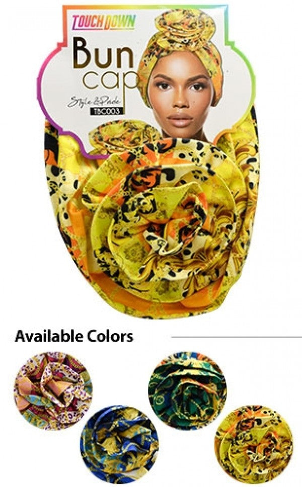 Touch Down Bun Caps - Leopard Chain