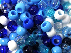 Tara Hair Beads - Blue Tone Mix #72208