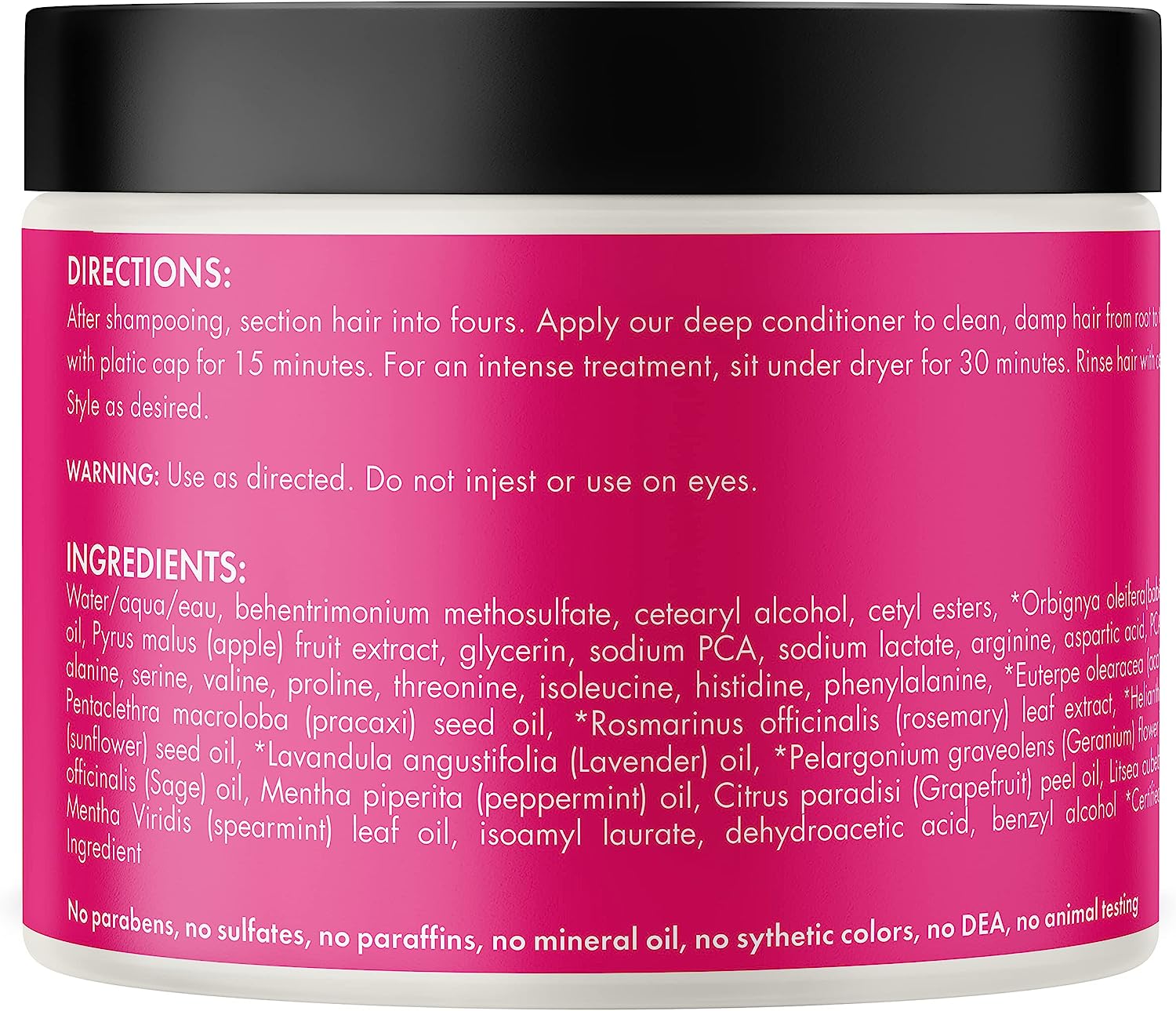 Mielle Babassu Oil & Mint Deep Conditioner