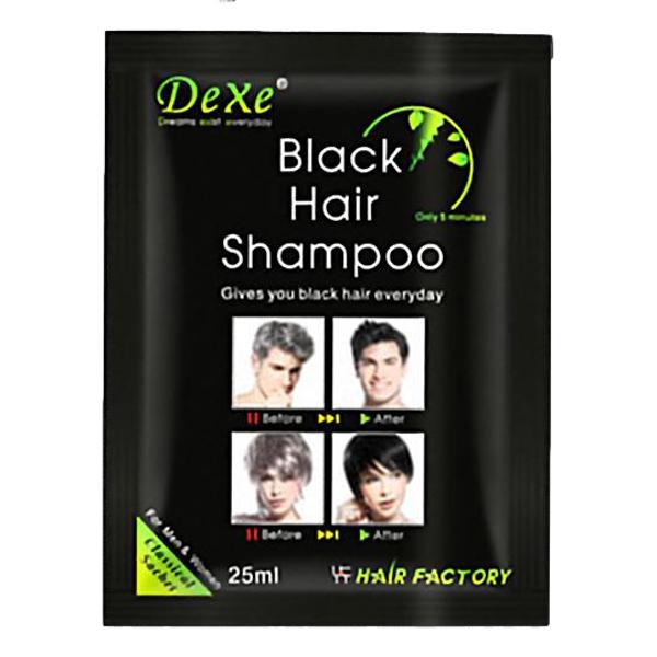 Dexe Hair Shampoo Packette - Black