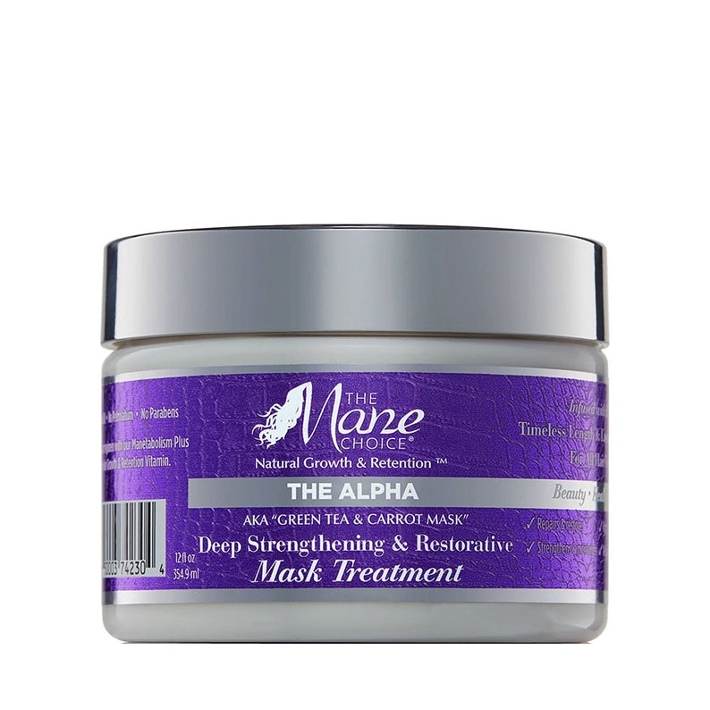 The Mane Choice Green Tea & Carrot Deep Strengthening & Restorative Mask Treatment