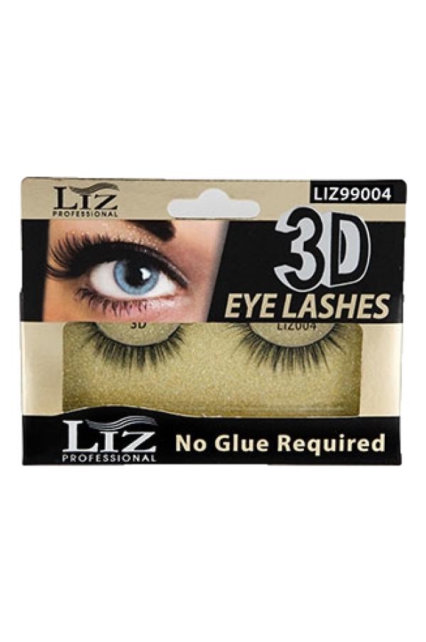 Liz Professional 3D No Glue Required Eye Lashes #004